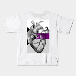 Demisexual Pride Anatomic Heart Kids T-Shirt